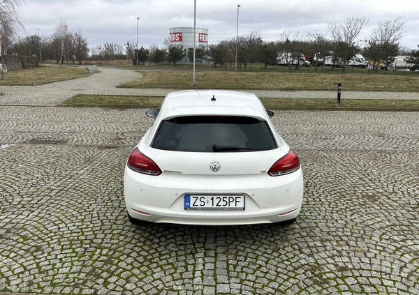 Volkswagen Scirocco cena 22500 przebieg: 238000, rok produkcji 2009 z Szczecin małe 79